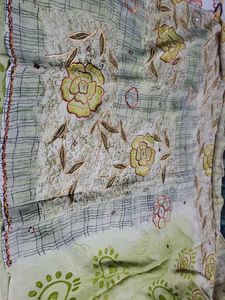 Floral Embroidered Saree