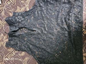 Transparent Black Summer Top