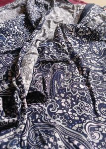 Paisley Print Sleeveless Dress
