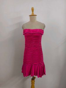 Stylish Pink Mini Dress