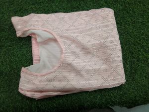 Pink Embellished Kurti
