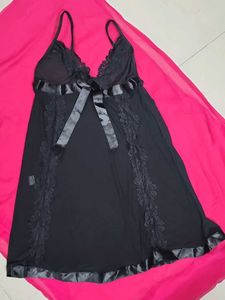 Black Lace Babydoll Lingerie