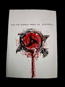 Front And Back ITACHI NIGHTMARE painting