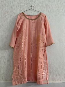 Elegant Peach sharara