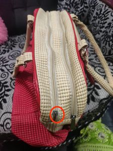 Red ♥️ Off-white Handbag 👜