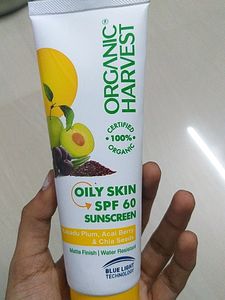 Organic Harvest Sunscreen With SPF 60