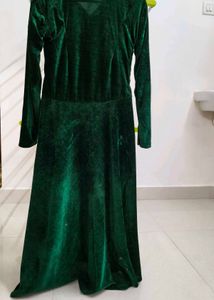 Party Wear Gown ( Velvet)
