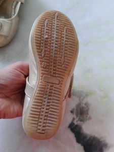 Cute Gold Toddler Shoes