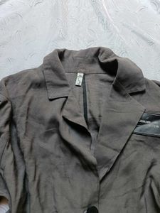 Vintage Cropped Blazer Style Top