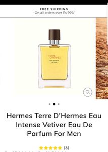 TERRE D &#39; HERMES 15ml Long Lasting Perfume😍❤
