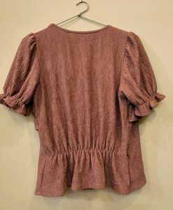 Ruffled Detail Top and Bottom ❤️