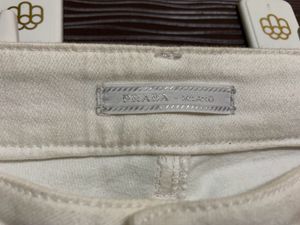 Prada Milano White Jeans 26k