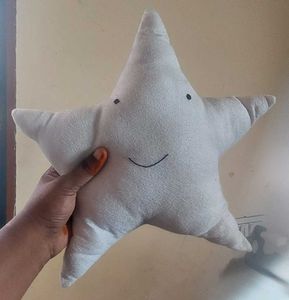 Smiling Star and Cloud Pillow