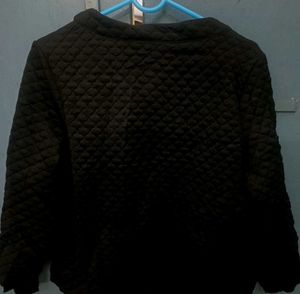 ⚫️Quilted Black Cardigan Jacket