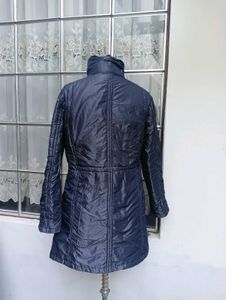 Metallic Dark Blue Jacket With Inner