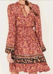 Floral Print Mini Dress