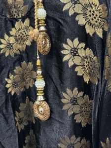 Banarasi Silk Full Flare Anarkali Frocks