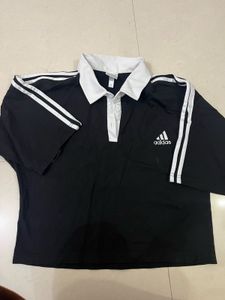 Adidas Black Polo T-Shirt