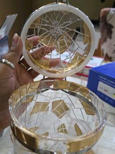 Gold Mosaic  Jar