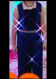 Hunny Bunny Navy Blue Jumpsuit,Size-XS