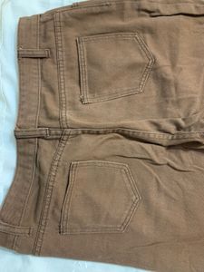 Brown Straight Leg Jeans