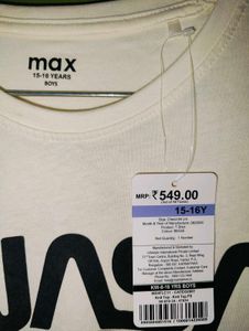 NASA™ Authentic Brand New Full Sleeve Tee - Beige