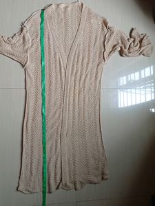 WOMAN GOLD CROCHET  SWEATER ❤️