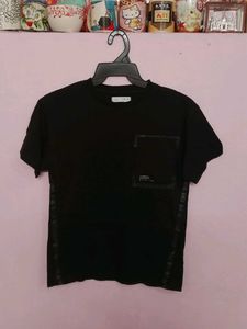 ZARA Unisex Black Tshirt