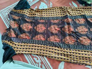 Black &amp; Brown Kurti For Women