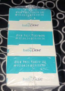 Baby Dove products soap and lotion mew with tag