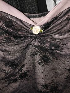 Cute gothic crop top