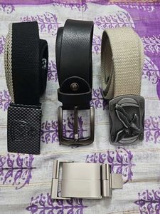 Belts - 3 pack with 1 extra buckle