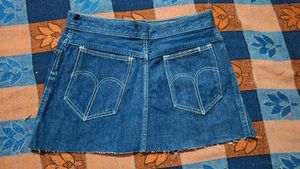 Denim Mini Skirt