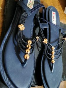 Elegant Blue Flats