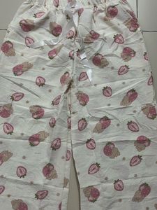 Cute Printed Strawberry Pants
