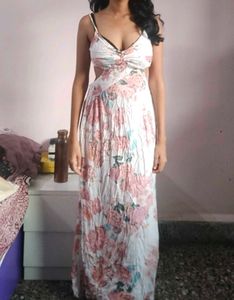 Floral Cutout Dress