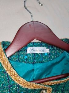 Emerald Tweed Jacket