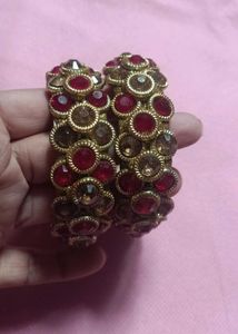 Pair Of Heavy Stone Work Kade
