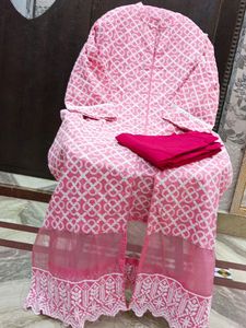 Pakistani Pure Cotton Fabric Heavy Work Embroidery