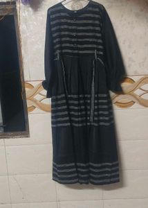 Black Abaya With Duppata