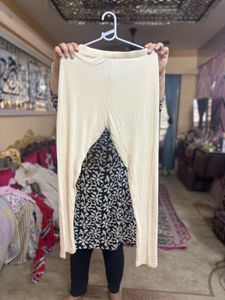 Kalidar Kurta Set With Attached Mul Cotton Inn