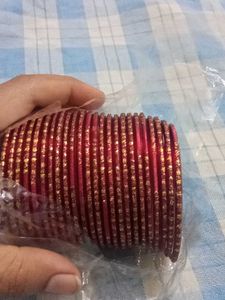 Red &amp; Purple Bangles