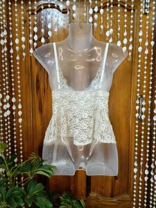 🤍Crocheted Off-white Summer Cami🤍