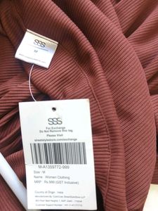 Stylish Brown Off-Shoulder Top