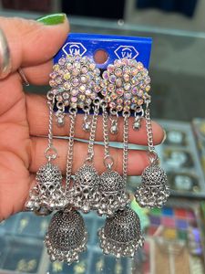 Woman Jhumka