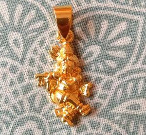 Krishna Gold Pendant