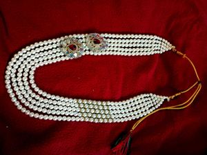 Heavy Pearl Groom Wedding Necklace