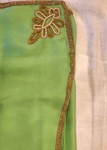 Elegant Green Saree