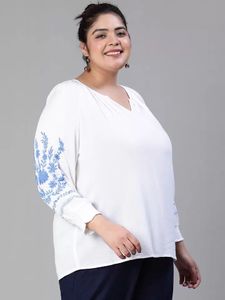 Floral Embroidery Top