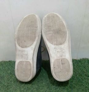 Washed Black Cloth Shoes 👟